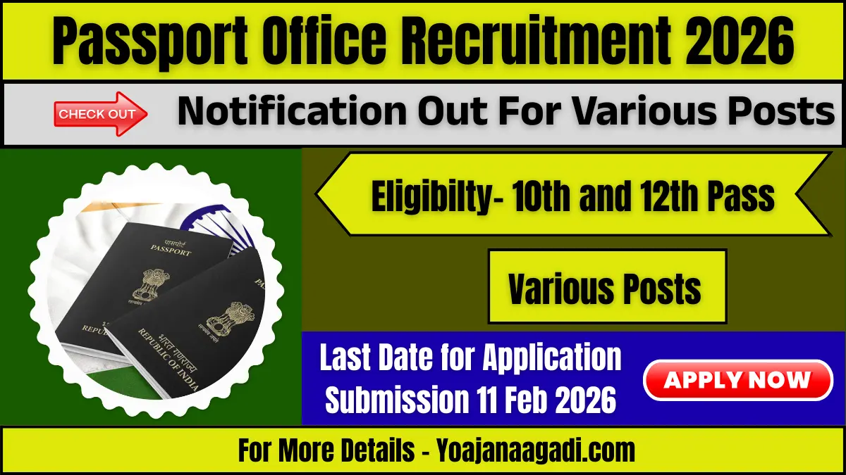 Passport Office Recruitment 2026: Apply For Various Posts